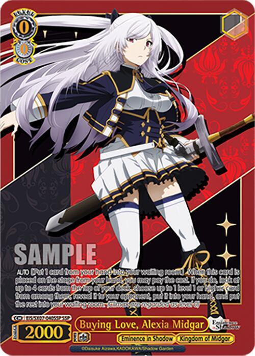 Buying Love, Alexia Midgar (SSP), The Eminence in Shadow EIS/SX07-040SSP