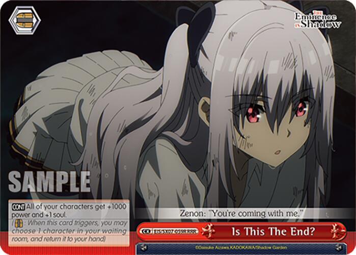 Is This The End? (RRR), The Eminence in Shadow EIS/SX07-059R