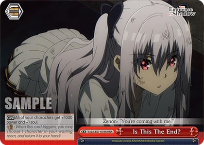 Is This The End? (RRR), The Eminence in Shadow EIS/SX07-059R
