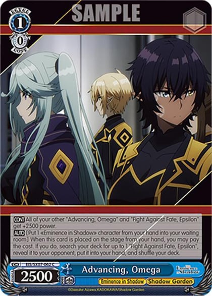 Advancing, Omega, The Eminence in Shadow EIS/SX07-062