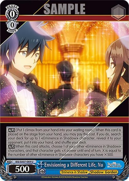 Envisioning a Different Life, Nu, The Eminence in Shadow EIS/SX07-069