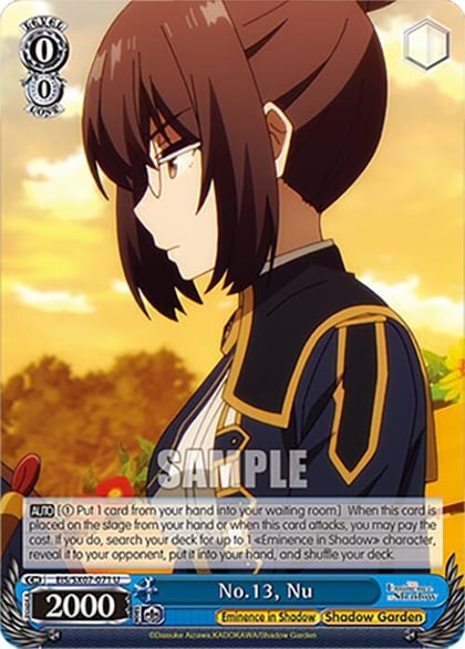 No.13, Nu, The Eminence in Shadow EIS/SX07-071