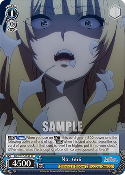 No. 666 (SR), The Eminence in Shadow EIS/SX07-074S