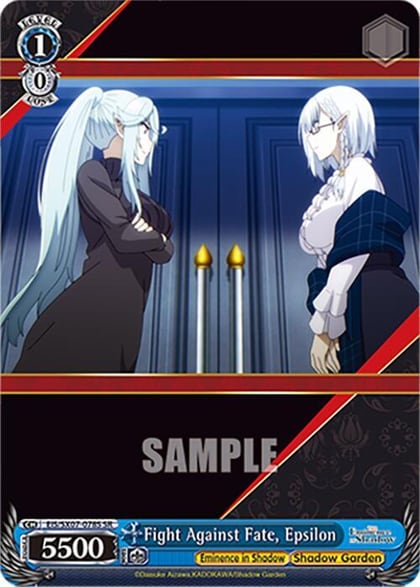 Fight Against Fate, Epsilon (SR), The Eminence in Shadow EIS/SX07-078S