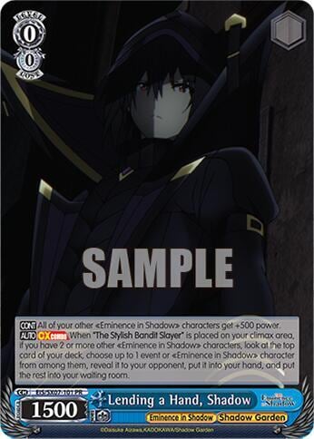 Lending a Hand, Shadow (PR), The Eminence in Shadow EIS/SX07-101