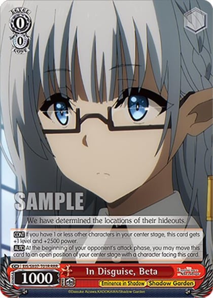 In Disguise, Beta (RRR), The Eminence in Shadow EIS/SX07-T01R