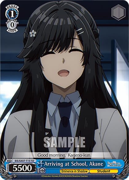 Arriving at School, Akane, The Eminence in Shadow EIS/SX07-T15