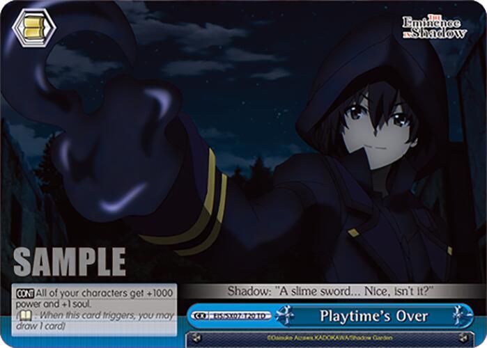 Playtime's Over, The Eminence in Shadow EIS/SX07-T20
