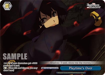 Playtime's Over (OFR), The Eminence in Shadow EIS/SX07-T20OFR