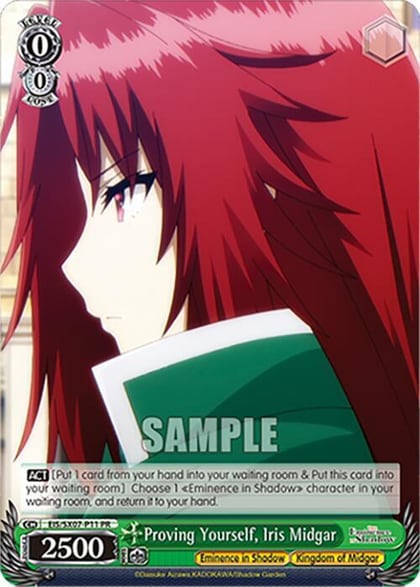 Proving Yourself, Iris Midgar (PR), The Eminence in Shadow EIS/SX07-P11