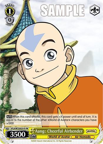 Aang: Cheerful Airbender, Bushiroad Event Cards ATLA/BCS2023-01 PR