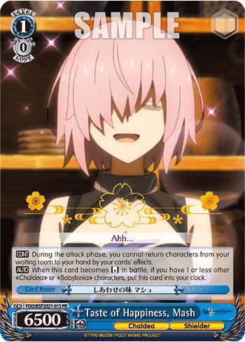 Taste of Happiness, Mash (Winner), Bushiroad Event Cards FGO/BSF2021-015 PR