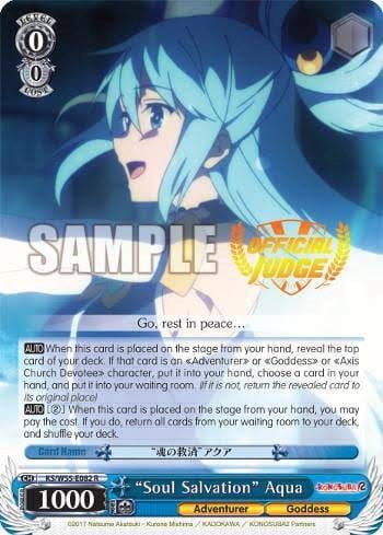 "Soul Salvation" Aqua (Judge Promo), Bushiroad Event Cards KS/W55-E082 R