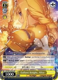 Gallant Knight, Alice, Bushiroad Event Cards SAO/BSF2020-03 PR