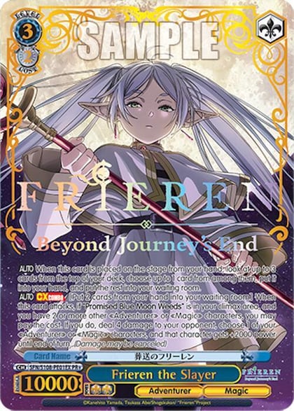 Frieren the Slayer (SFN/S108-PE01EX), Bushiroad Event Cards SFN/S108-PE01EX PR