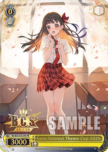 Love Interest Theme Cup 2025 (WS/BCS2526-09S) (Foil), Bushiroad Event Cards WS/BCS2526-09S PR