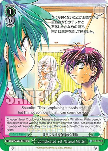 Complicated Yet Natural Matter, Fujimi Fantasia Bunko Vol.2 Ffp/W120-E070 U