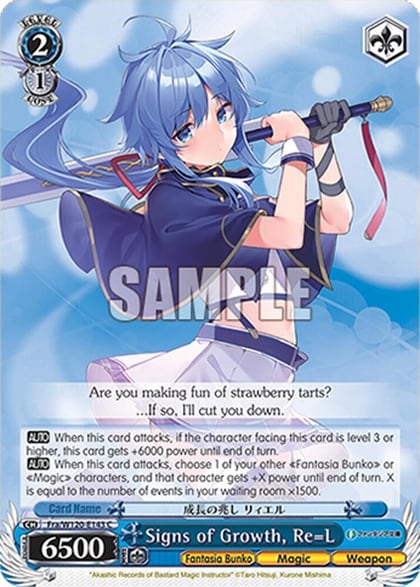Signs of Growth, Re=L, Fujimi Fantasia Bunko Vol.2 Fra/W120-E143 C
