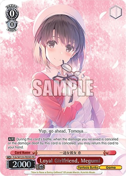 Loyal Girlfriend, Megumi (PR), Fujimi Fantasia Bunko Vol.2 Fsh/W120-PE09EX PR