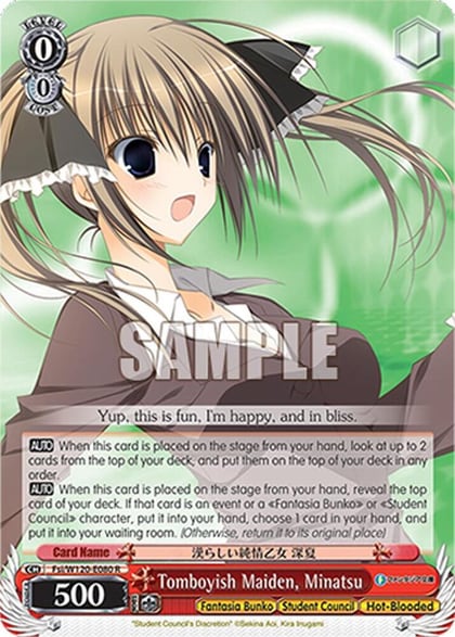 Tomboyish Maiden, Minatsu, Fujimi Fantasia Bunko Vol.2 Fsi/W120-E080 R