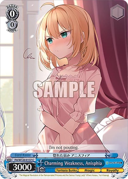 Charming Weakness, Anisphia, Fujimi Fantasia Bunko Vol.2 Ftt/W120-E137 C