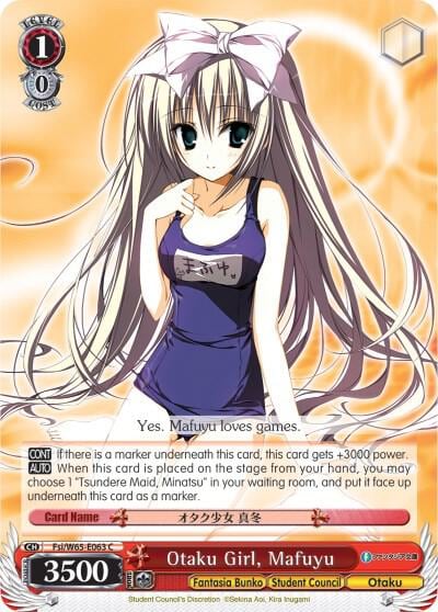 Otaku Girl, Mafuyu, Fujimi Fantasia Bunko Fsi/W65-E063 C