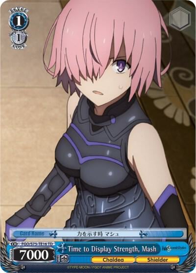 Time to Display Strength, Mash, Fate/Grand Order Absolute Demonic Front: Babylonia FGO/S75-TE16 TD