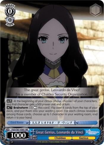 Great Genius, Leonardo da Vinci, Fate/Grand Order THE MOVIE Divine Realm of the Round Table: Camelot FGO/S87-E081 RR
