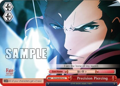 Precision Piercing, Fate/stay night [Unlimited Blade Works] FS/S34-E074 CC