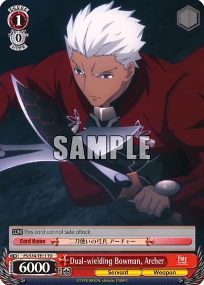 Dual-wielding Bowman, Archer (TD), Fate/stay night [Unlimited Blade Works] FS/S34-TE11 TD