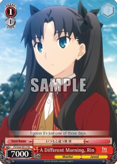 A Different Morning, Rin (TD), Fate/stay night [Unlimited Blade Works] FS/S34-TE12 TD