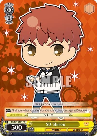 SD Shirou, Fate/stay night [Unlimited Blade Works] FS/S34-E101 PR