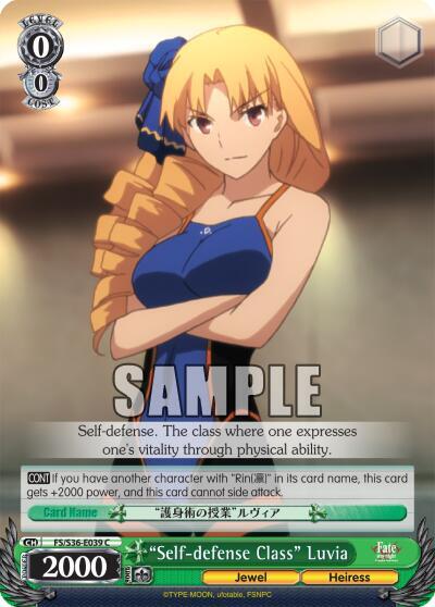 "Self-defense Class" Luvia, Fate/stay night [Unlimited Blade Works] Vol. II FS/S36-E039 C