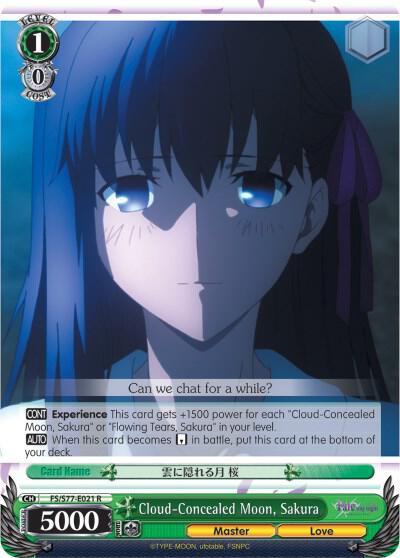 Cloud-Concealed Moon, Sakura, Fate/stay night [Heaven’s Feel] Vol.2 FS/S77-E021 R