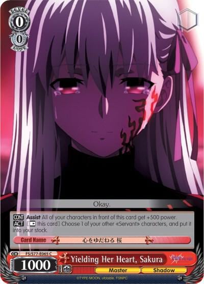 Yielding Her Heart, Sakura, Fate/stay night [Heaven’s Feel] Vol.2 FS/S77-E065 C