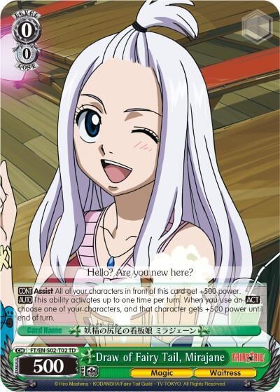 Draw of Fairy Tail, Mirajane, Fairy Tail ver.E FT/EN-S02-T02 TD