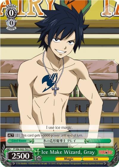 Ice Make Wizard, Gray, Fairy Tail ver.E FT/EN-S02-T03 TD