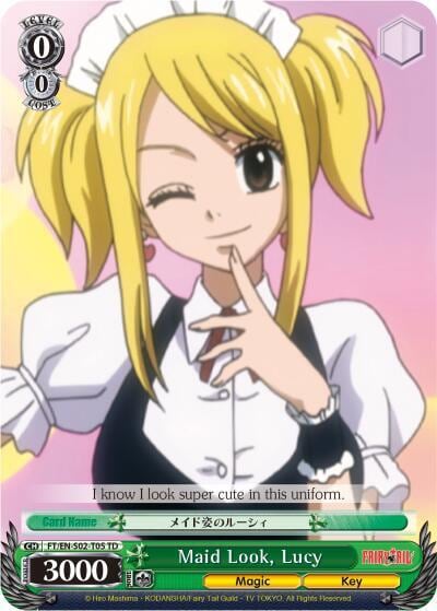 Maid Look, Lucy, Fairy Tail ver.E FT/EN-S02-T05 TD