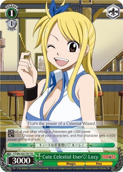 Cute Celestial User? Lucy, Fairy Tail ver.E FT/EN-S02-T07 TD
