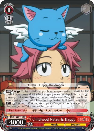 Childhood Natsu & Happy, Fairy Tail ver.E FT/EN-S02-T14 TD