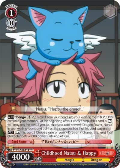 Childhood Natsu & Happy, Fairy Tail ver.E FT/EN-S02-T14 TD