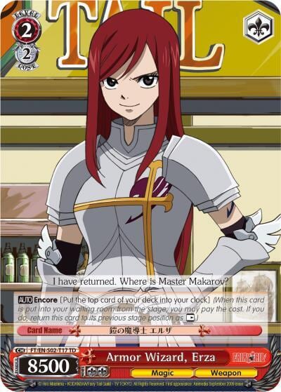 Armor Wizard, Erza, Fairy Tail ver.E FT/EN-S02-T17 TD