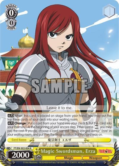 Magic Swordsman, Erza, Fairy Tail ver.E FT/EN-S02-004 R