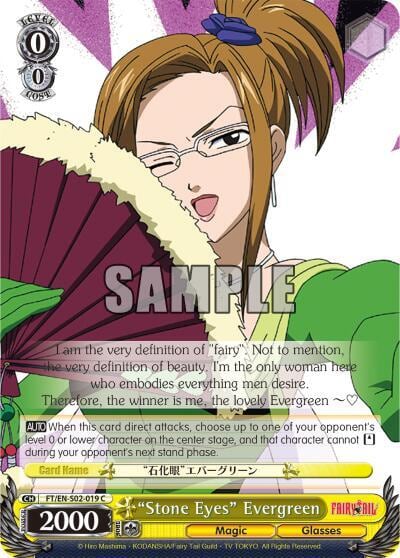 "Stone Eyes" Evergreen, Fairy Tail ver.E FT/EN-S02-019 C
