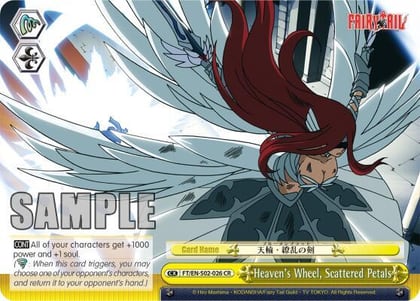 Heaven's Wheel, Scattered Petals, Fairy Tail ver.E FT/EN-S02-026 CR