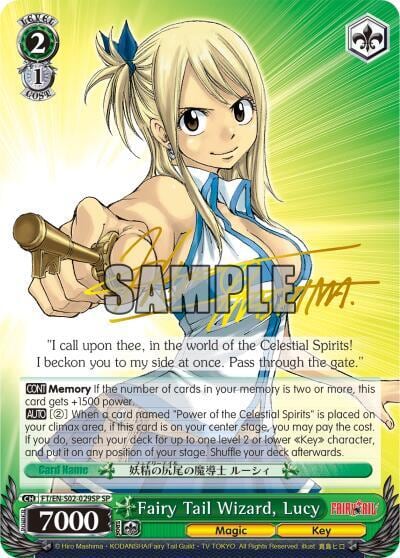 Fairy Tail Wizard, Lucy (SP), Fairy Tail ver.E FT/EN-S02-029SP SP
