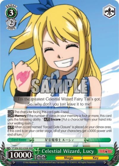 Celestial Wizard, Lucy (RRR), Fairy Tail ver.E FT/EN-S02-030R RRR