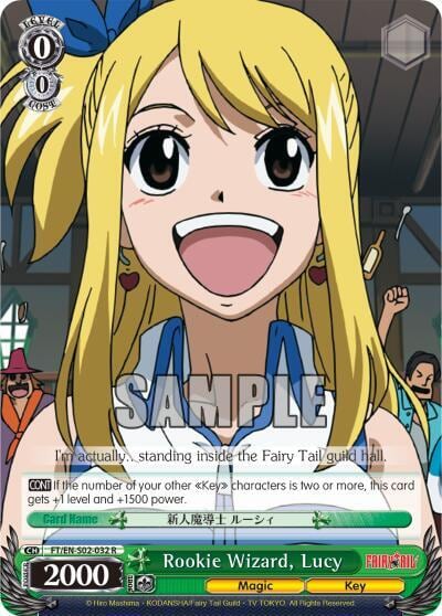 Rookie Wizard, Lucy, Fairy Tail ver.E FT/EN-S02-032 R