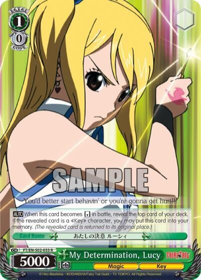 My Determination, Lucy, Fairy Tail ver.E FT/EN-S02-033 R