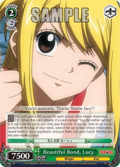 Beautiful Bond, Lucy, Fairy Tail ver.E FT/EN-S02-034 R